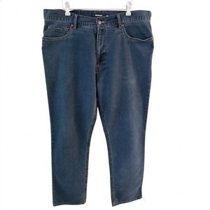 Rohan Mens Jeans Plus Dark Wash Straight Leg Denim Pants Blue 38Rx31 UPF 40+